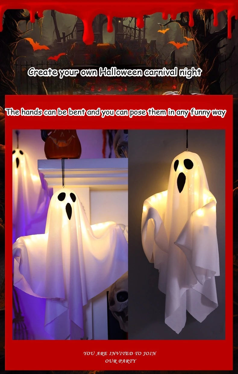 Świecący duch na HALLOWEEN